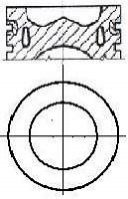 87-432307-10 NURAL Поршень в комплекті на 1 циліндр, 2-й ремонт (+0,50)