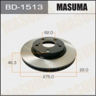 BD1513 MASUMA Диск тормозной