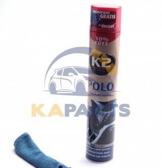 K407WI1 K2 Поліроль для торпедо "вишня" / K2 PERFECT POLO COCKPIT SPRAY 750ML CHERRY