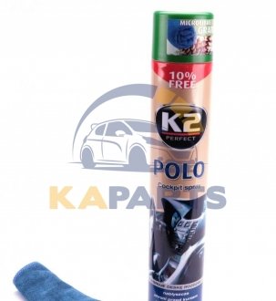 K407SO1 K2 Поліроль для торпедо "сосна" / K2 PERFECT POLO COCKPIT SPRAY 750ML PINE