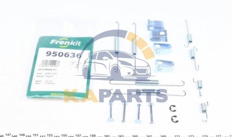 950636 FRENKIT Ремкомплект колодок стояночного гальма