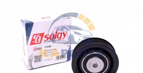 110186 Solgy Ролик натяжний ремня генератора