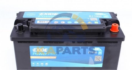 EJ1000 EXIDE Стартерна батарея (аккумулятор)