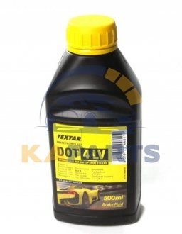 95006100 TEXTAR Гальмівна рідина  DOT4 LV 1/2L