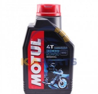 837011 MOTUL Масло MOTUL 4T 3000 20W50 1 L