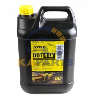 95006300 TEXTAR Тормозная жидкость DOT4 LV 5L