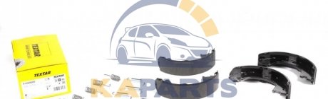 91069000 TEXTAR Комплект тормозных колодок