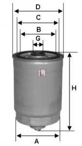 S 4441 NR SOFIMA Фильтр паливний