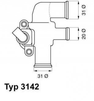 3142.90D WAHLER Термостат