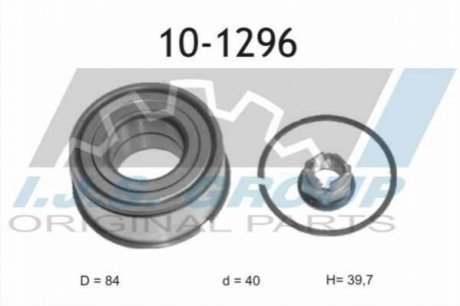 10-1296 IJS GROUP Підшипник маточини (комплект)