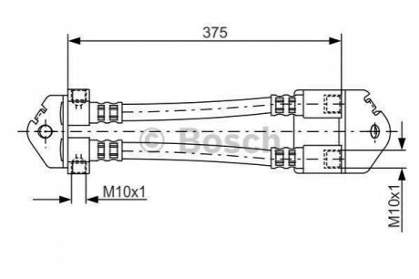 1 987 481 072 BOSCH Шланг гальмівний