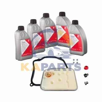 К-т сервісний АКПП(жидкость для гідравл. передач 14738 5х1L + фильтр АКПП из прокладкой) 176856