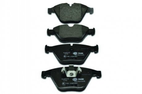 8DB355013-931 HELLA Гальмівні колодки перед. BMW 3 (E90)/5 (E60)/7 (E65) 02-13 (ATE)