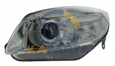 1EL247025251 HELLA Фара основна лів., галоген, Н7/Н7, SKODA FABIA / ROOMSTER