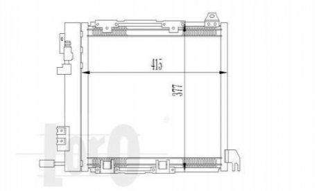 037-016-0009 DEPO Радиатор кондиционера Opel Astra G 1.7-2.2DTI 98-05