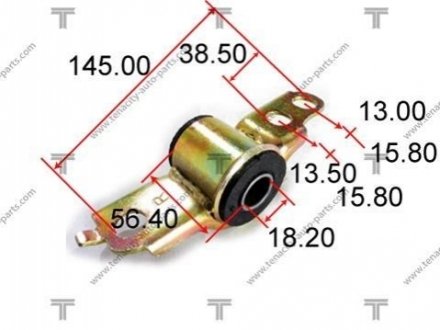 AAMMA1004 TENACITY Сайлентблок важеля mazda goldlaser 1.6/1.8 90-