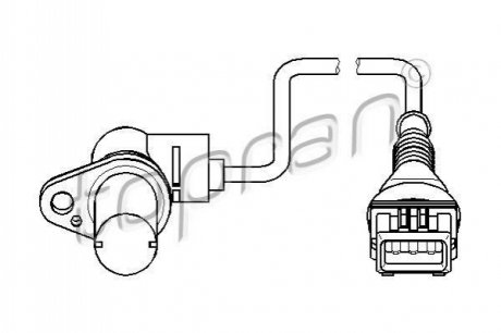 501441 TOPRAN / HANS PRIES Датчик положення колінчастого вала