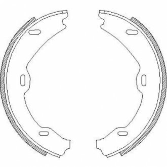 4706.01 REMSA Колодки гальмівні барабанні