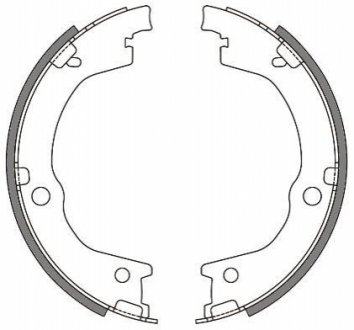 4644.00 REMSA Колодки гальмівні барабанні