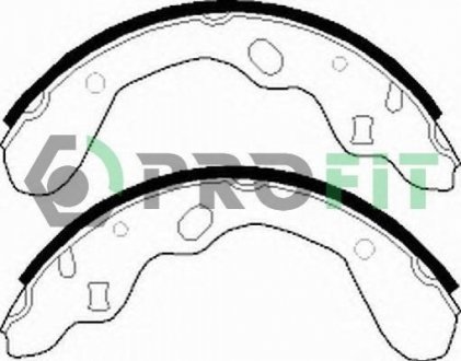 5001-0540 PROFIT Колодки гальмівні барабанні