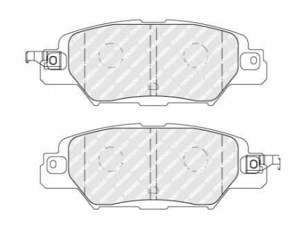 FDB5116 FERODO Колодки гальмівні дискові