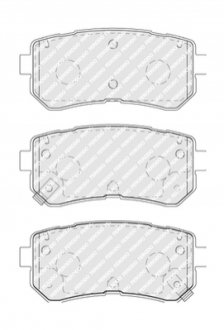 FDB5066 FERODO Колодки гальмівні дискові