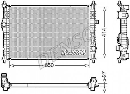 DRM21104 DENSO Радіатор охолоджування