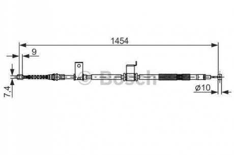 1 987 482 294 BOSCH Трос ручного гальма