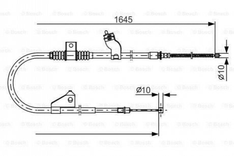 1 987 482 275 BOSCH Трос ручного гальма