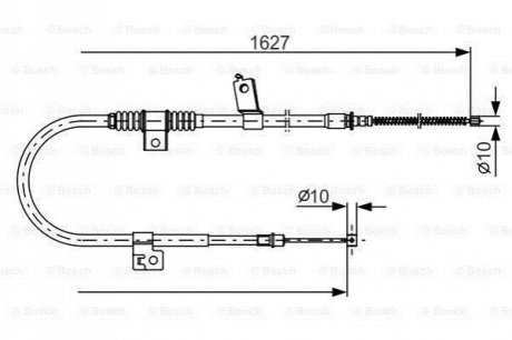 1 987 482 274 BOSCH Трос ручного гальма