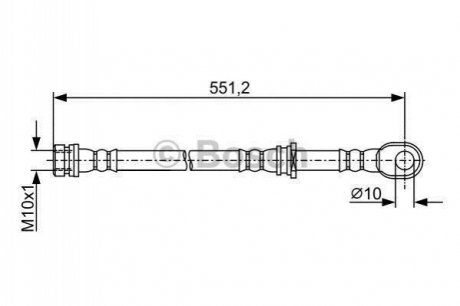 1 987 481 966 BOSCH Шланг гальмівний