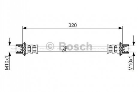 1 987 481 181 BOSCH Шланг гальмівний
