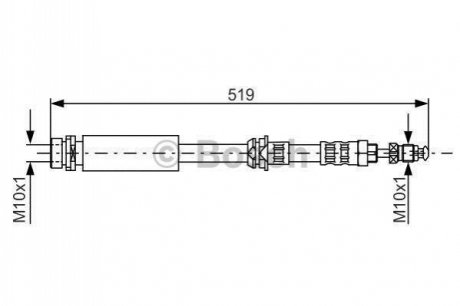 1 987 476 993 BOSCH Шланг гальмівний