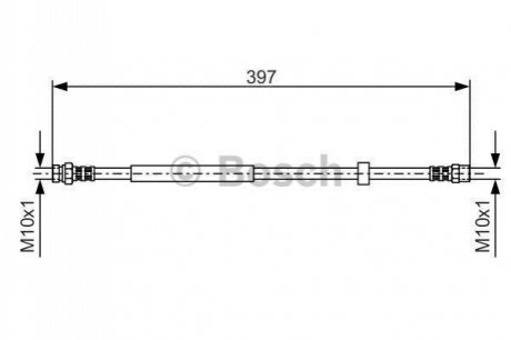 1 987 476 714 BOSCH Шланг гальмівний