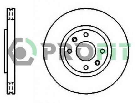 5010-1152 PROFIT Диск гальмівний