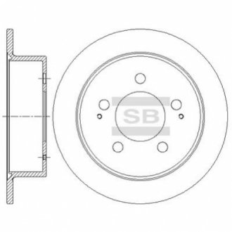 SD5201 Hi-Q (SANGSIN) Диск гальмівний