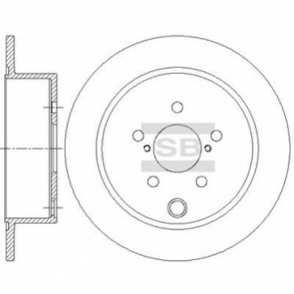 SD4708 Hi-Q (SANGSIN) Диск гальмівний
