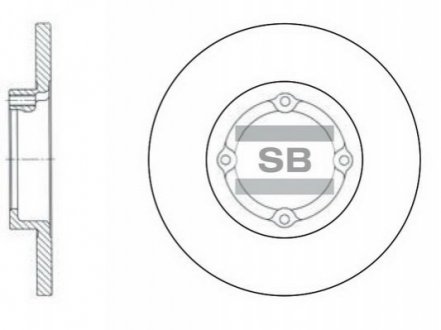 SD3010 Hi-Q (SANGSIN) Диск гальмівний