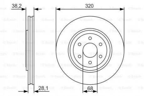 0 986 479 S35 BOSCH Диск тормозной