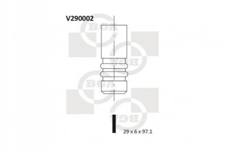 V290002 BGA Клапан двигателя