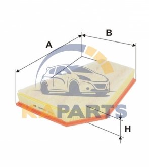 WA9573 WIX FILTERS Фільтр повітряний