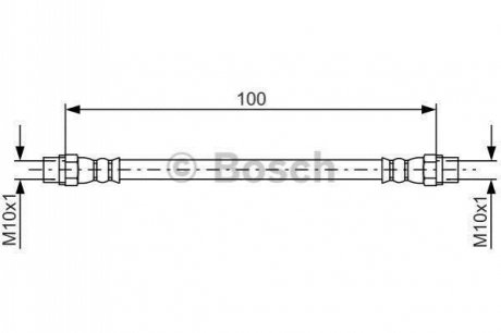 1 987 481 784 BOSCH Шланг гальмівний