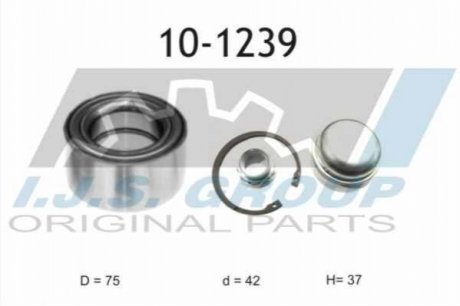 10-1239 IJS GROUP Підшипник маточини (комплект)