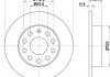 8DD355109-641 HELLA Гальмівний диск зад. Caddy III (260x12) (фото 1)