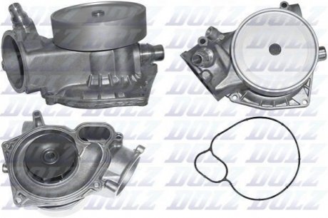 B242 DOLZ Водяний насос BMW 550i/650i/750i/X5/X6 "4,4 "08-14