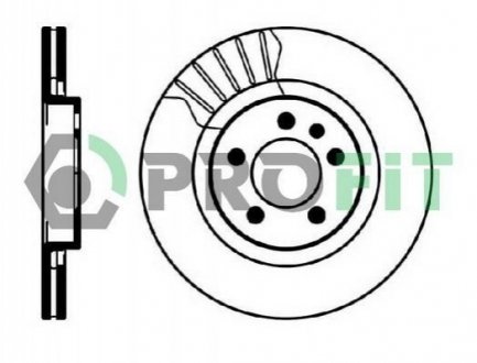 5010-0928 PROFIT Диск гальмівний