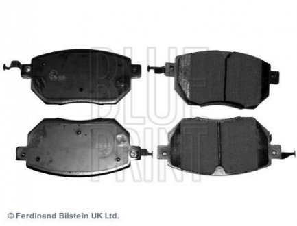 ADN142136 BLUE PRINT Комплект гальмівних колодок з 4 шт. дисків