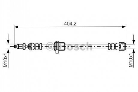 1 987 481 679 BOSCH Шланг ГАЛЬМ. ПЕРЕДНИЙ