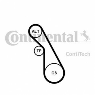 5PK940 K1 Contitech Комплект (ремінь+ролики)