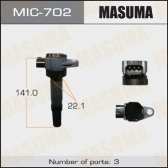 MIC702 MASUMA Катушка зажигания (MIC702) MASUMA